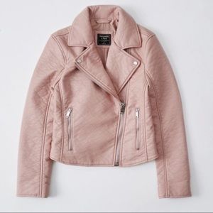Abercrombie and Fitch Blush leather jacket